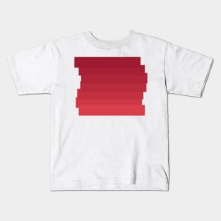 Red Bars Kids T-Shirt